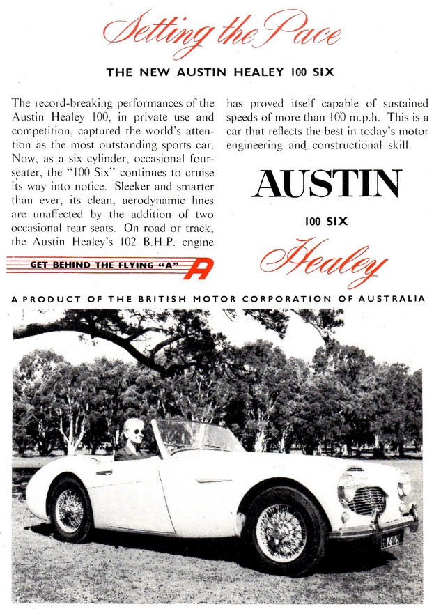 1958 Austin Healey 100 Six BMC